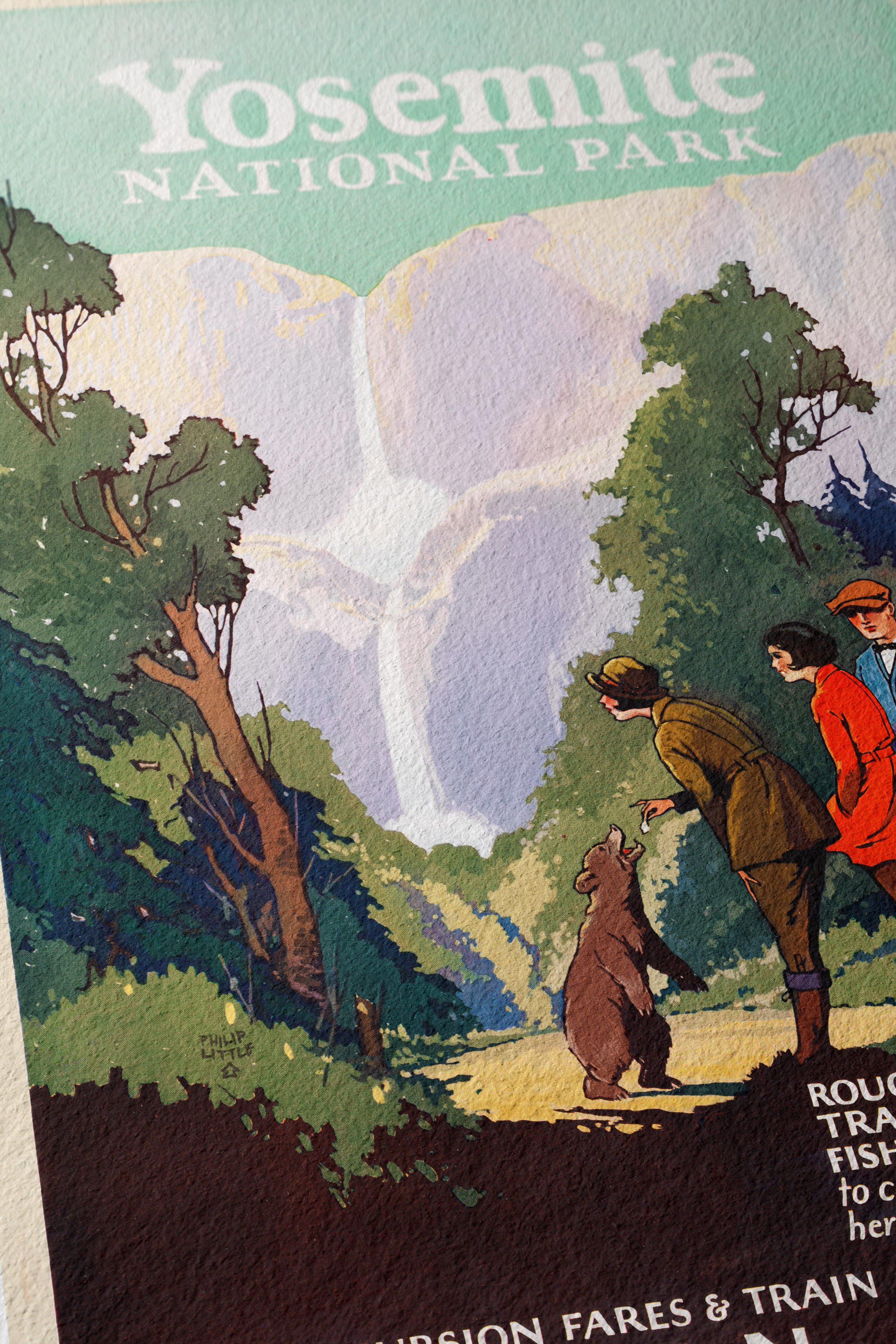 1925 Yosemite National Park Poster by Southern Pacific Railroad_HGE Product Image 2 - HGE Mock-up