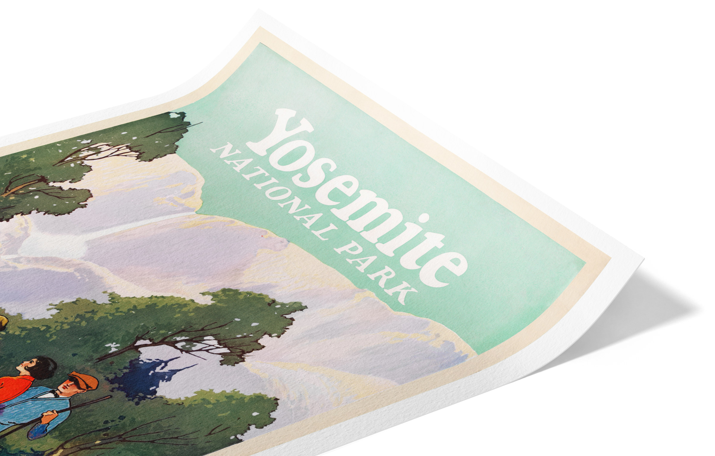 1925 Yosemite National Park Poster by Southern Pacific Railroad_HGE Product Image 3 - HGE Mock-up